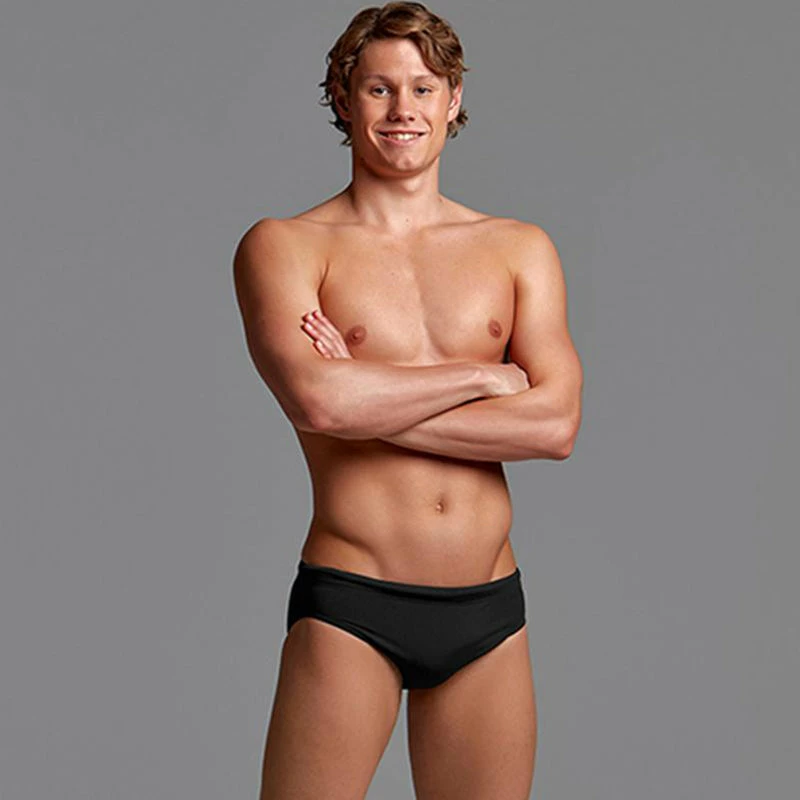 Funky Trunks - Still Black - Mens Classic Briefs 6 Funky Trunks - Still Black - Mens Classic Briefs - Image 4