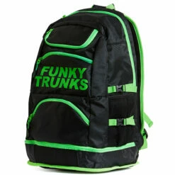 New Arrival -UK Swimsuit Sales 2024 FunkyTrunks Lime Light Elite Squad Backpack 1