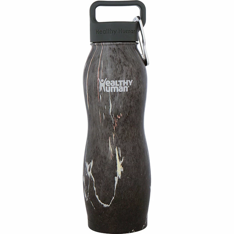 Healthy Human Curve Water Bottle - Black Onyx 21oz (620ml) 3 Healthy Human Curve Water Bottle - Black Onyx 21oz (620ml)