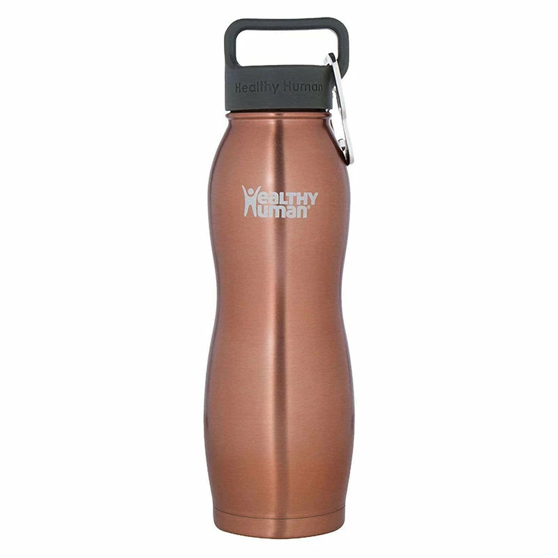 Healthy Human Curve Water Bottle - Sunset Gold 21oz (620ml) 3 Healthy Human Curve Water Bottle - Sunset Gold 21oz (620ml)