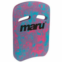 Maru - Swirl Two Grip Fitness Kickboard - Blue/Pink