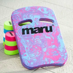 Maru - Swirl Two Grip Fitness Kickboard - Blue/Pink -UK Swimsuit Sales 2024 Maru Swirl Two Grip Fitness Kickboard Blue Pink 5