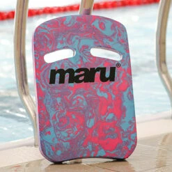 Maru - Swirl Two Grip Fitness Kickboard - Blue/Pink -UK Swimsuit Sales 2024 Maru Swirl Two Grip Fitness Kickboard Blue Pink 6