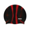 Maru - Silicone Multi Hat - Black/Red (A4412) -UK Swimsuit Sales 2024 Maru Silicone Multi Hat Black Red A4412