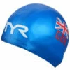 TYR - GB Silicone Hat - Blue -UK Swimsuit Sales 2024 TYR GB Silicone Hat Blue
