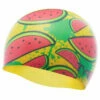TYR - Watermelon Swim Silicone Adult Swim Cap -UK Swimsuit Sales 2024 TYR Watermelon Silicone Swim Cap