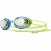 TYR - Blackhawk Racing Mirrored Junior Goggles - Silver/Yellow 719 -UK Swimsuit Sales 2024 Tyr Blackhawk Racing Mirrored Junior Goggles Silver Yellow Blue 719