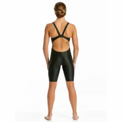 Amanzi - Acceler8 Black Girls Kneelength Swimsuit -UK Swimsuit Sales 2024 amanzi acceler8 black kneelength 6