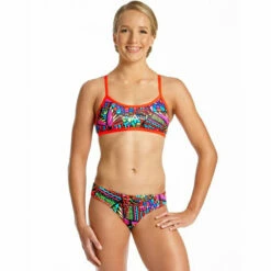 Amanzi - Candy Puzzle Girls Two Piece Sports Bikini