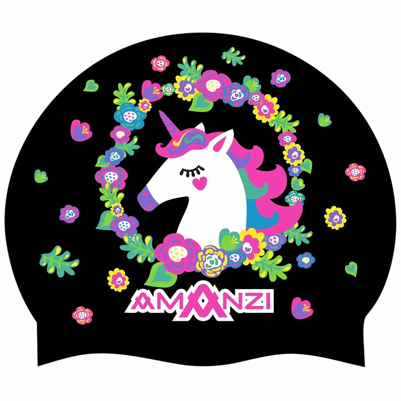 Amanzi - Unicorn Dreams Swim Hat 3 Amanzi - Unicorn Dreams Swim Hat