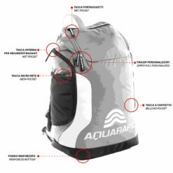 Aquarapid - Sports Polyurethane Backpack (Red) -UK Swimsuit Sales 2024 aquarapid sports polyurethane backpack red 4