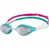 Arena - Air Speed Mirror Goggle - Silver/Turquoise/Multi -UK Swimsuit Sales 2024 arena air speed mirror goggle silver turquoise multi 1