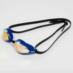 Arena - Air Speed Mirror Goggle - Yellow/Copper/Blue C203 -UK Swimsuit Sales 2024 arena air speed mirror goggle yellow copper blue 4