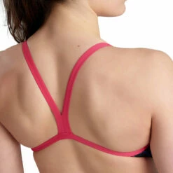 Arena - Allover Challenge Back Ladies Swimsuit - Black/Multi/Rose -UK Swimsuit Sales 2024 arena allover challenge back ladies swimsuit black multi rose 5