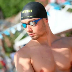 Arena - Aquaforce Wave Swim Cap - Black -UK Swimsuit Sales 2024 arena aquaforce wave swim cap black 6