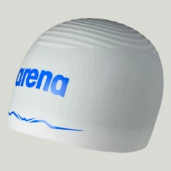 Arena - Aquaforce Wave Swim Cap - White -UK Swimsuit Sales 2024 arena aquaforce wave swim cap white 4
