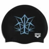 Arena - Bishamon Silicone Cap - Black/Turquoise -UK Swimsuit Sales 2024 arena bishamon silicone cap black turquoise 1