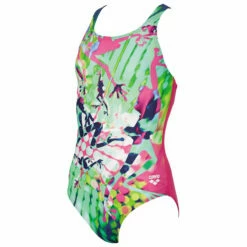 Arena - Brasil Pro Back Junior Swimsuit - Rose/Sea
