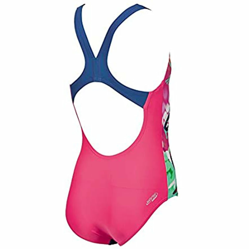 Arena - Brasil Pro Back Junior Swimsuit - Rose/Sea 5 Arena - Brasil Pro Back Junior Swimsuit - Rose/Sea - Image 3