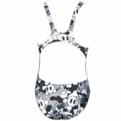 Arena - Camo Kun Open Back Girls Swimsuit - Black -UK Swimsuit Sales 2024 arena camo kun open back girls swimsuit black 3