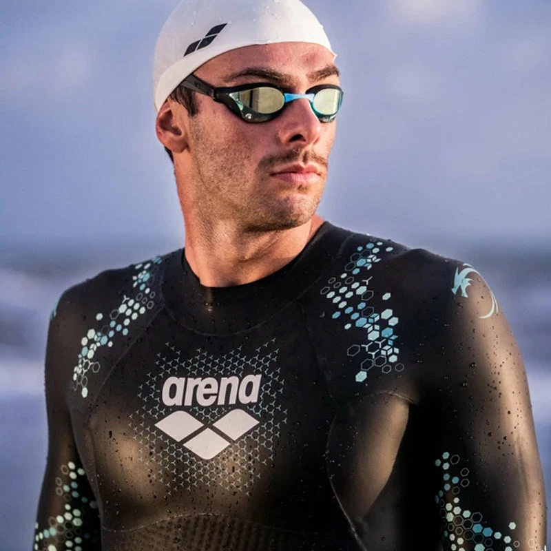 Arena - Cobra Core Swipe Mirror Goggle - Aqua/Black 11 Arena - Cobra Core Swipe Mirror Goggle - Aqua/Black - Image 9