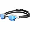 Arena - Cobra Core Swipe Mirror Goggle - Blue/White -UK Swimsuit Sales 2024 arena cobra core swipe mirror goggle blue white 1
