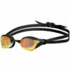 Arena - Cobra Core Swipe Mirror Goggle - Yellow Copper/Black -UK Swimsuit Sales 2024 arena cobra core swipe mirror goggle yellow copper black 1