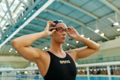 Arena - Cobra Core Swipe Mirror Goggle - Yellow Copper/Black -UK Swimsuit Sales 2024 arena cobra core swipe mirror goggle yellow copper black 3