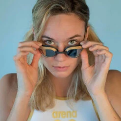 Arena - Cobra Ultra Swipe Mirror Goggles - Silver/Gold C530 -UK Swimsuit Sales 2024 arena cobra ultra swipe mirror goggles silver gold 8