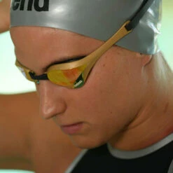 Arena - Cobra Ultra Swipe Mirror Goggles - Yellow Copper/Gold C330 -UK Swimsuit Sales 2024 arena cobra ultra swipe mirror yellow copper gold 4