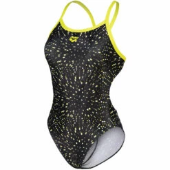 Arena - Fireworks Challenge Back Ladies Swimsuit - Green/Black/Multi -UK Swimsuit Sales 2024 arena fireworks challenge back ladies swimsuit green black multi 6