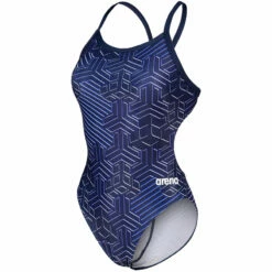 Arena - Kikko Pro Challenge Back Ladies Swimsuit - Navy/Multi -UK Swimsuit Sales 2024 arena kikko pro challenge back ladies swimsuit navy multi 6