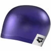 Arena - Logo Moulded Silicone Cap - Purple -UK Swimsuit Sales 2024 arena logo moulded silicon cap purple 1