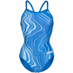 Arena - Marbled Lightdrop Back Ladies Swimsuit - Royal/Multi -UK Swimsuit Sales 2024 arena marbled lightdrop back ladies swimsuit royal multi 8