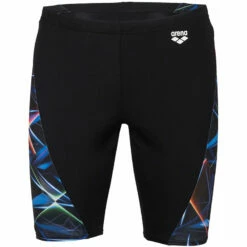 Arena - Mens Allover Jammer - Black/Multi -UK Swimsuit Sales 2024 arena mens allover jammer black multi 7