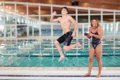 Arena - Mens Allover Jammer - Black/Multi -UK Swimsuit Sales 2024 arena mens allover jammer black multi 9