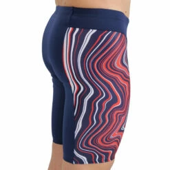 Arena - Mens Marbled Jammer - Navy/Red/Multi -UK Swimsuit Sales 2024 arena mens marbled jammer navy red multi 5