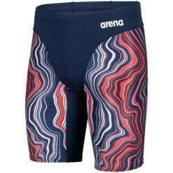 Arena - Mens Marbled Jammer - Navy/Red/Multi -UK Swimsuit Sales 2024 arena mens marbled jammer navy red multi 6