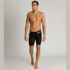 Arena - Men's Powerskin Carbon-AIR² Jammer - Black/Gold -UK Swimsuit Sales 2024 arena mens powerskin carbon air jammer black gold 3