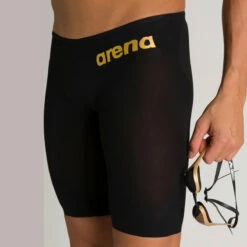 Arena - Men's Powerskin Carbon-AIR² Jammer - Black/Gold -UK Swimsuit Sales 2024 arena mens powerskin carbon air jammer black gold 5