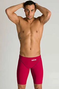 Arena - Men's Powerskin ST 2.0 Jammer - Deep Red -UK Swimsuit Sales 2024 arena mens powerskin st 2 0 jammer deep red 13
