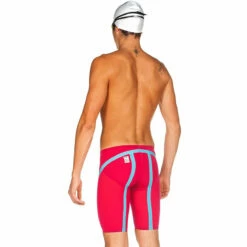 Arena - Powerskin Carbon-Flex VX Jammer - Red/Turquoise -UK Swimsuit Sales 2024 arena powerskin carbon flex vx jammer red turquoise 3