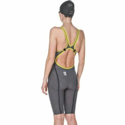 Arena - Powerskin Carbon-Ultra Open Back Suit (Ltd. Edition) - Blue/Yellow -UK Swimsuit Sales 2024 arena powerskin carbon ultra open back suit ltd edition blue yellow 3