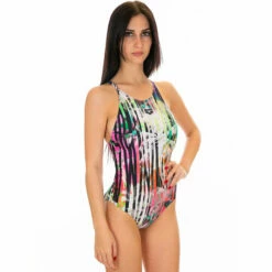 Arena - One Riviera Racerback Ladies Swimsuit - Black/Multi