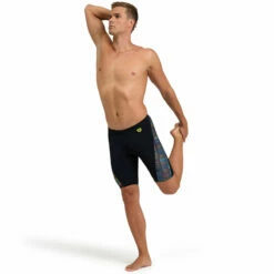 Arena - Slow Motion Men's Jammers - Black/Multi -UK Swimsuit Sales 2024 arena slow motion mens jammers black multi 3