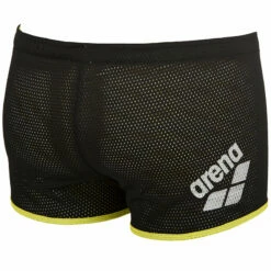 Arena - Square Cut Drag Suit - Black -UK Swimsuit Sales 2024 arena square cut drag suit black 5