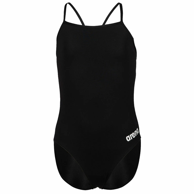 Arena - Team Challenge Back Girls’ Swimsuit - Black/White 9 Arena - Team Challenge Back Girls’ Swimsuit - Black/White - Image 7