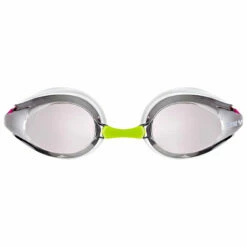 Arena - Tracks Junior Mirror Goggles - Silver/White/Fuchsia -UK Swimsuit Sales 2024 arena tracks junior mirror goggles silver white fuchsia 2