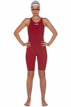 Arena - Women's Powerskin ST 2.0 Open Back – Deep Red -UK Swimsuit Sales 2024 arena womens powerskin st 2 0 open back deep red 7
