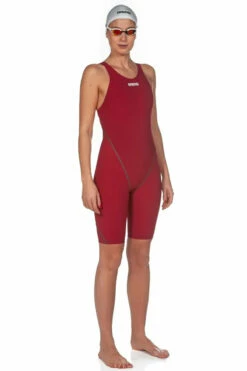 Arena - Women's Powerskin ST 2.0 Open Back – Deep Red -UK Swimsuit Sales 2024 arena womens powerskin st 2 0 open back deep red 8
